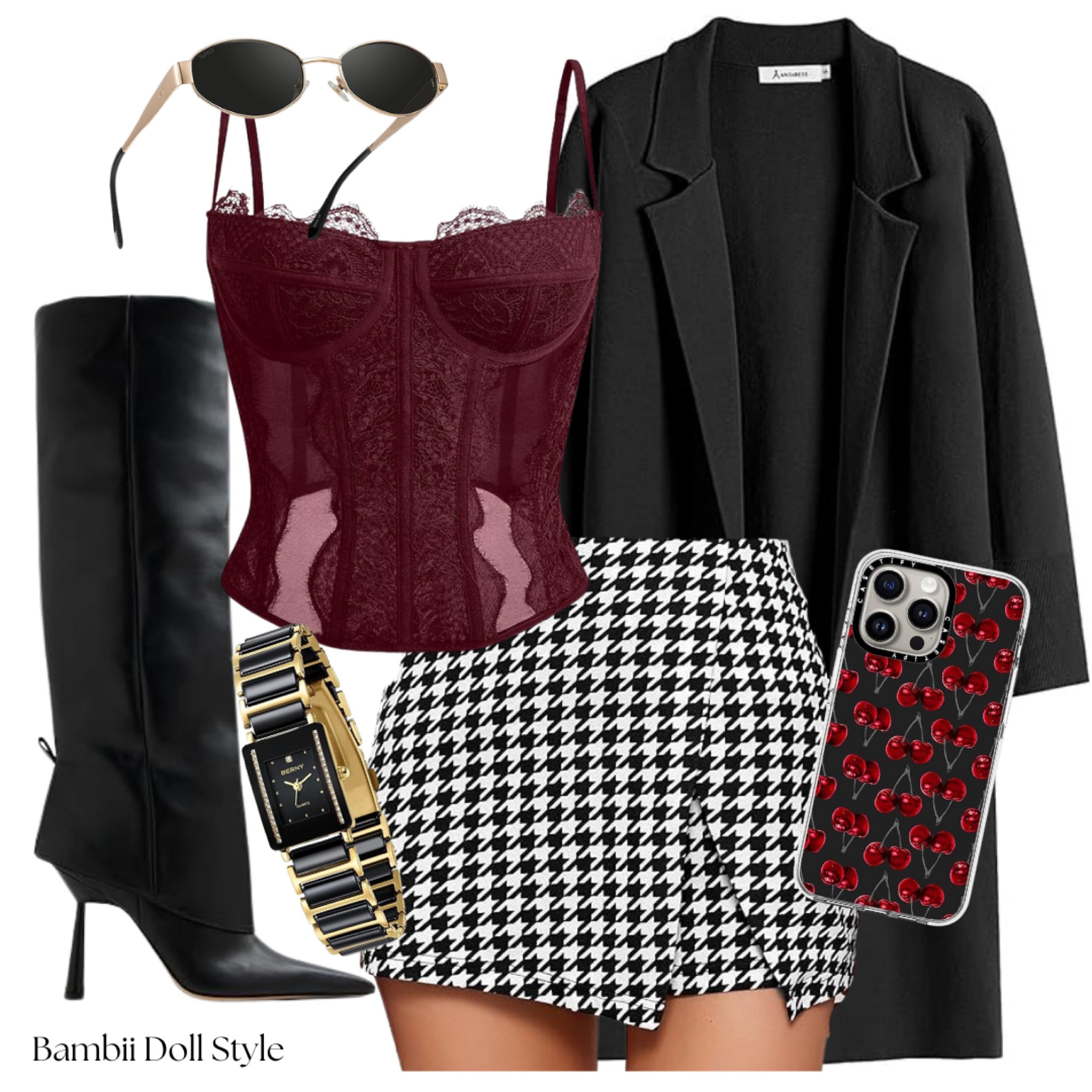 Cherry moment 🍒 I love pairing a bustier with an oversized coat 

#LTKStyleTip #LTKNYFW #LTKFindsUnder50