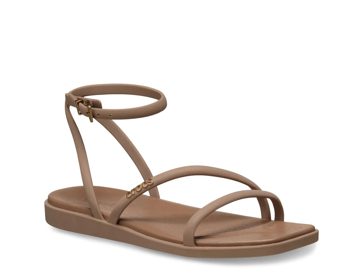 Crocs Miami Sandal | Women's | Light Brown | Size 10 | Sandals | Ankle Strap | Footbed | DSW