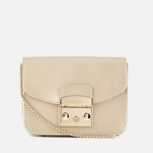Furla Women's Metropolis Mini Cross Body Bag - Gold | Coggles (Global)