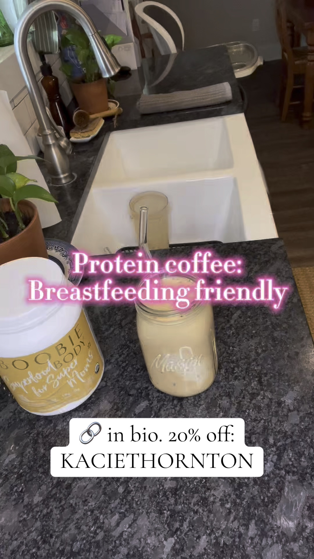 Breastfeeding friendly protein coffee.

#LTKFamily #LTKBump #LTKBaby