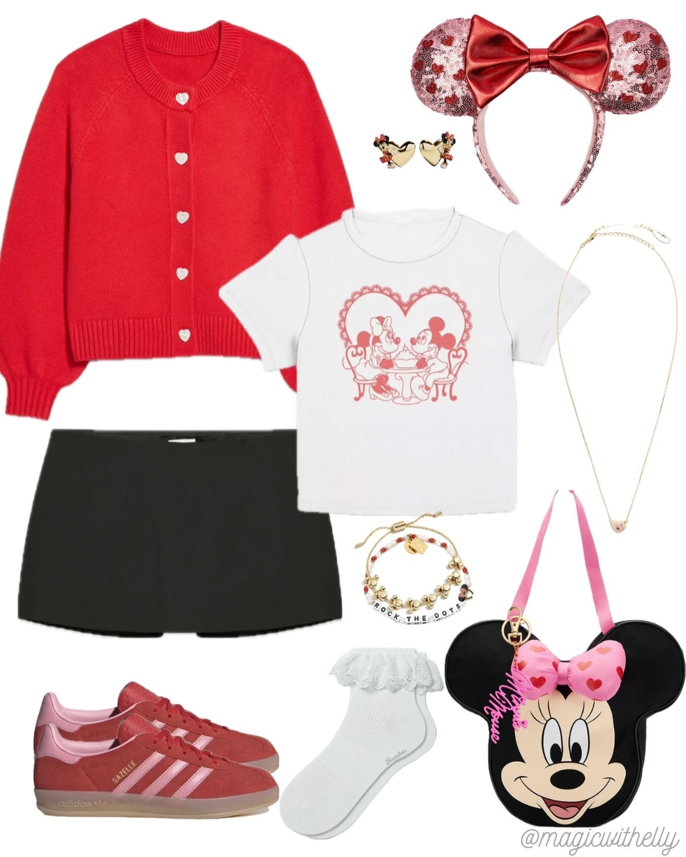 Minnie-inspired Valentine’s fit—cute, classic, and park-ready. 🎀💘✨
•
•
•
#contentcreator #flatlays #outfitinspiration #disneyoutfit #valentinesday

#LTKootd #LTKgrwm #LTKBeauty