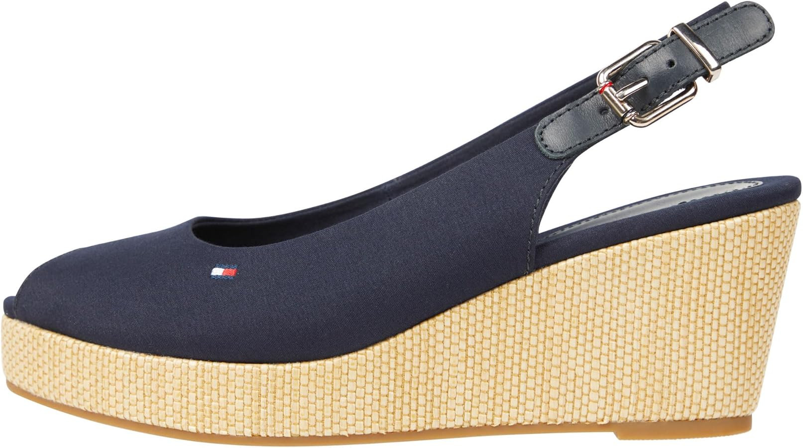 Tommy Hilfiger Women's Iconic Elba Sling Back Wedge Fw0fw04788 Espadrille | Amazon (UK)