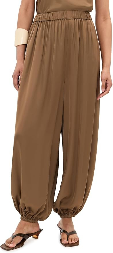 LE BOP Women's Hunter Satin Balloon Pants | Amazon (US)