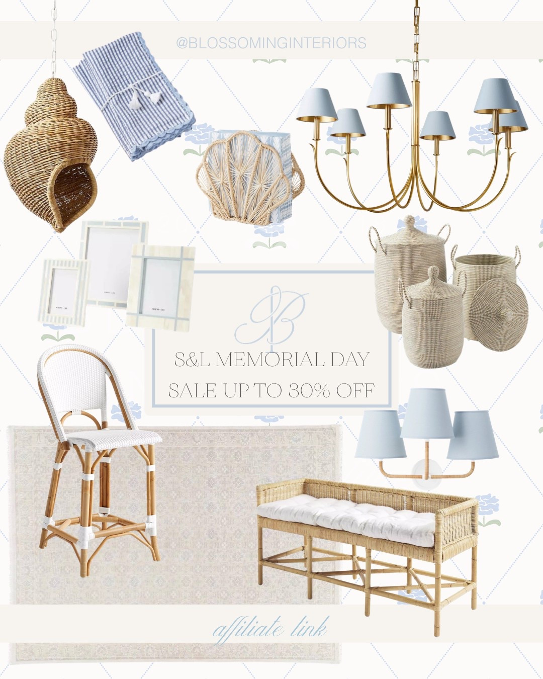 Serena & Lily’s Memorial Day sale is here with saving up to 30% off. 

#LTKHome #LTKSaleAlert