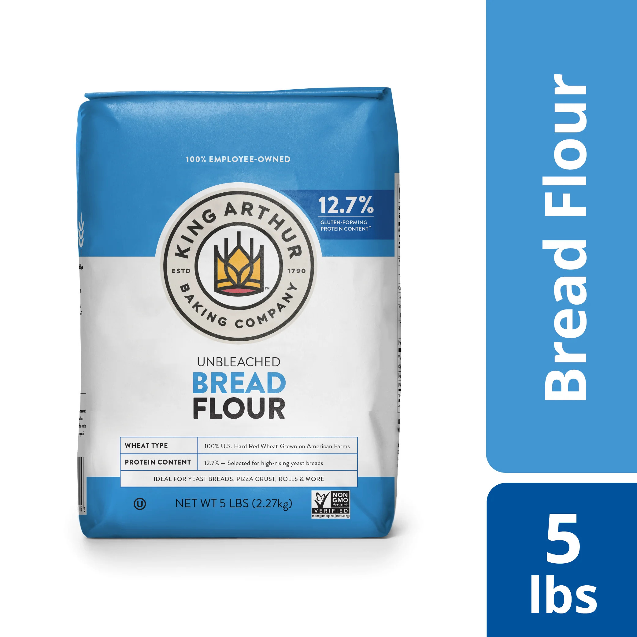 King Arthur Flour Unbleached Bread Flour 5 lb. Bag | Walmart (US)