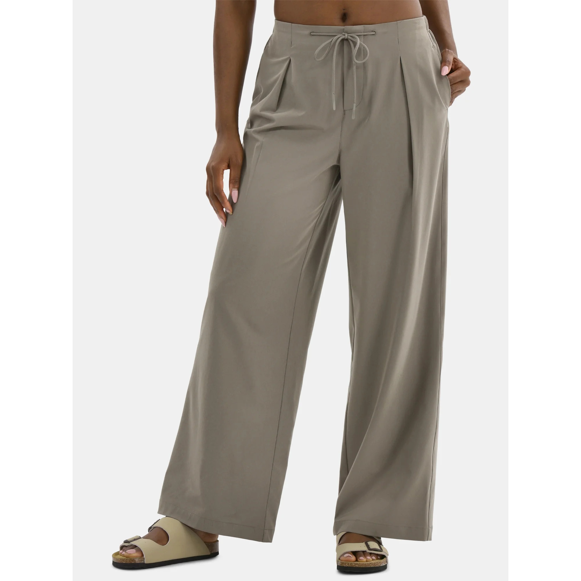 Avia Women's FeatherStretch Pleated Trousers, Sizes XS-XXXL | Walmart (US)