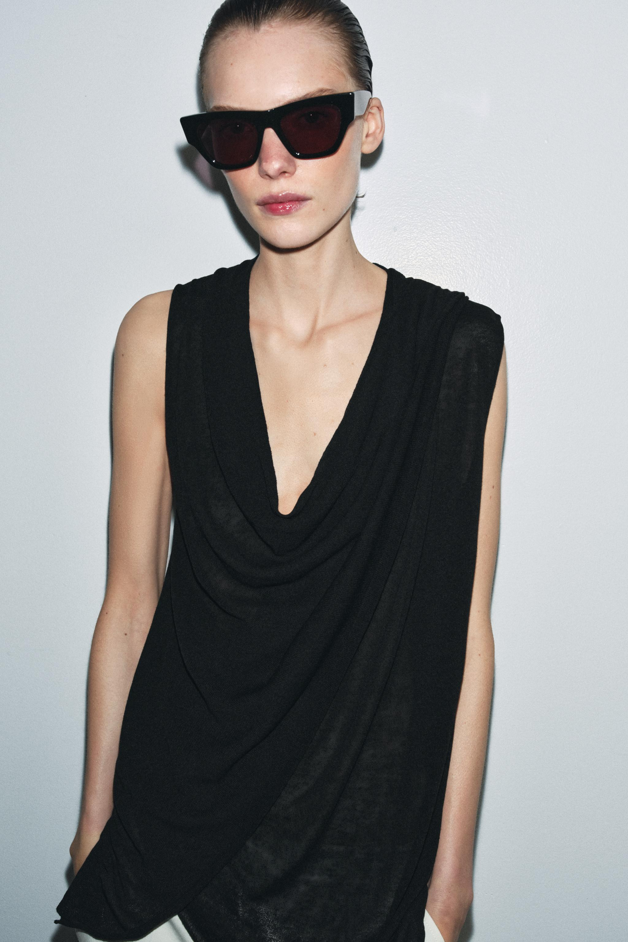 KNIT WRAP TOP | Zara UK