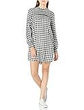 Amazon Brand - Goodthreads Women's Relaxed Fit Fluid Yarn-Dye Twill Long Sleeve Crewneck Dress, Blac | Amazon (US)
