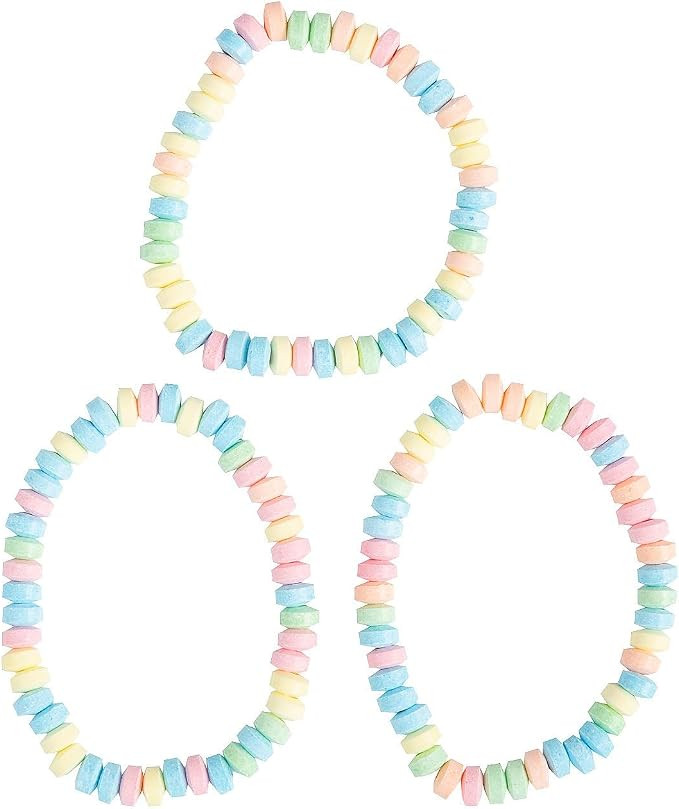 Stretchable Hard Candy Necklaces (Bulk set of 24) Party Candy | Amazon (US)