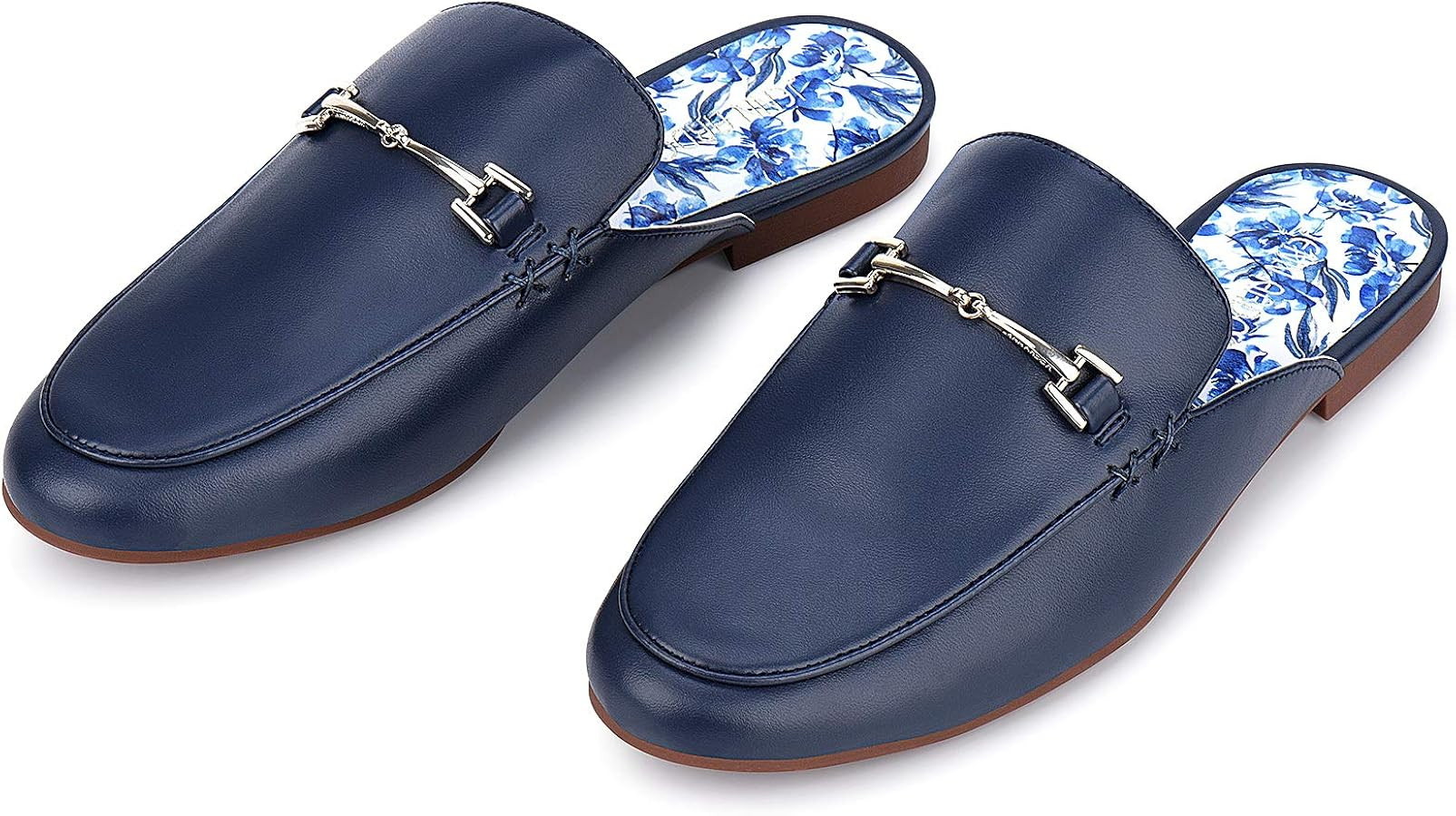 JENN ARDOR Mules for Women Flats Backless Loafers Shoes Slip On Slippers Pointed Toe Low Heel Wor... | Amazon (US)