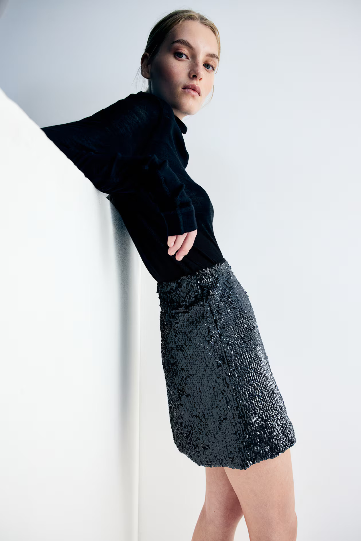 Sequined Mini Skirt | H&M (US + CA)