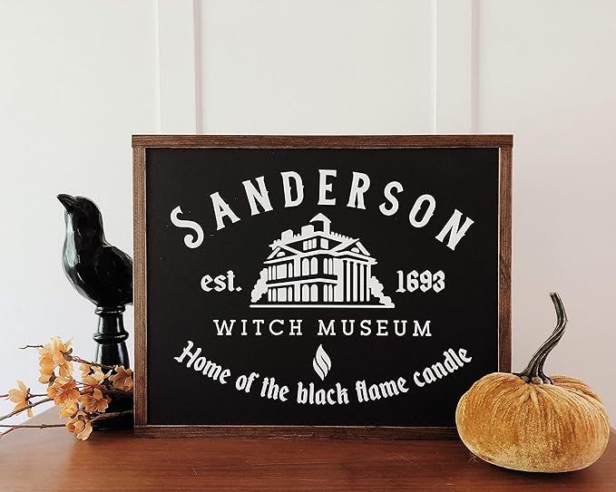 Hocus Pocus Decor Halloween Wood Sign Sanderson Sisters | Amazon (US)