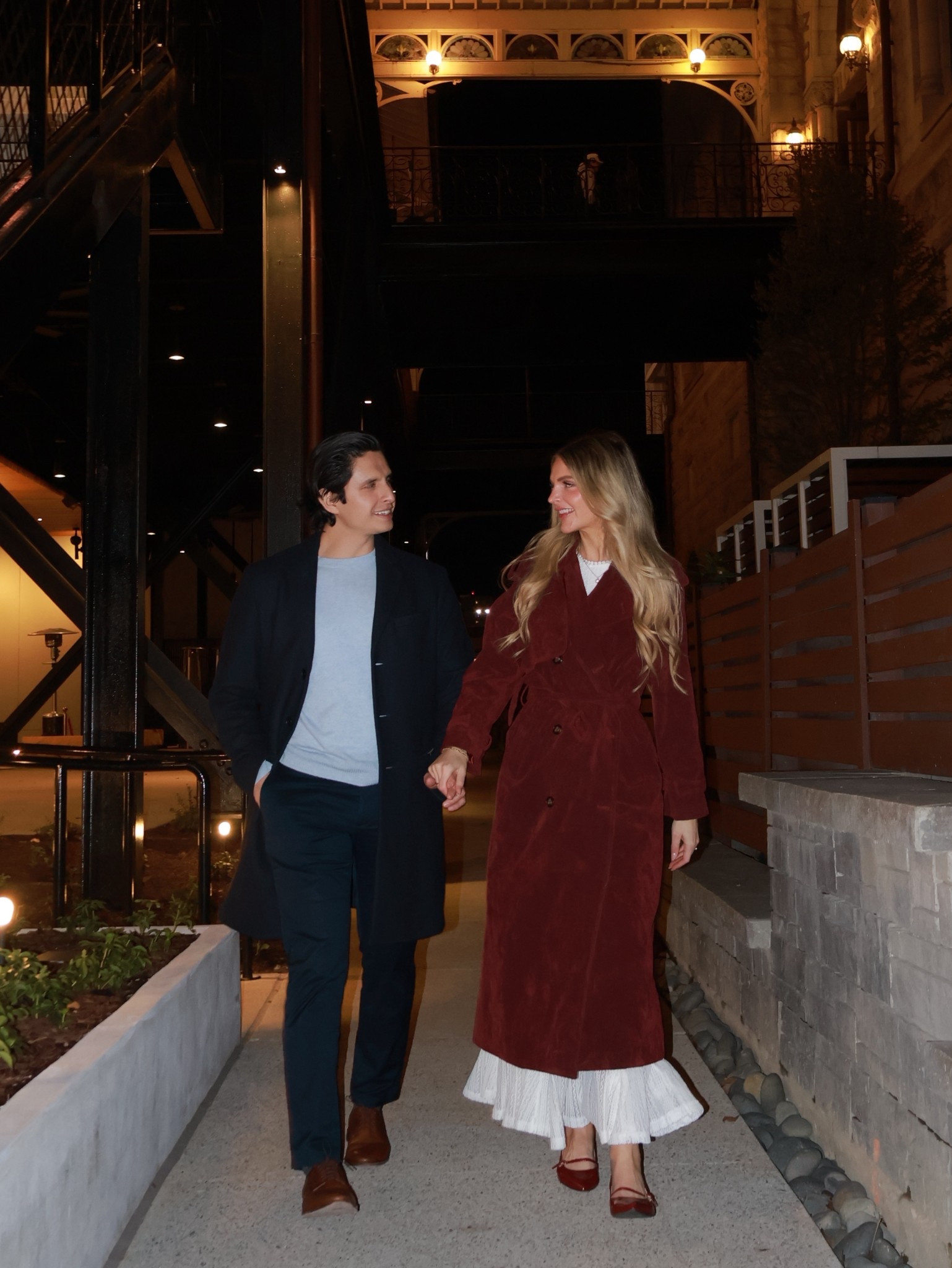 Suede feel long trench coat in cherry red! From Commense size small. Matching cherry red kitten heel shoes from Amazon  

#LTKTall #LTKOver40 #LTKootd