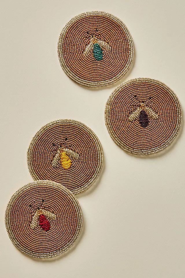 Joanna Buchanan Sparkle Bee Coasters | Anthropologie (US)