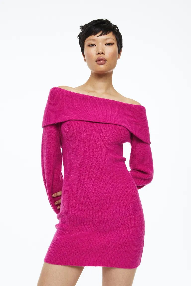 Off-the-shoulder Bodycon Dress | H&M (US)