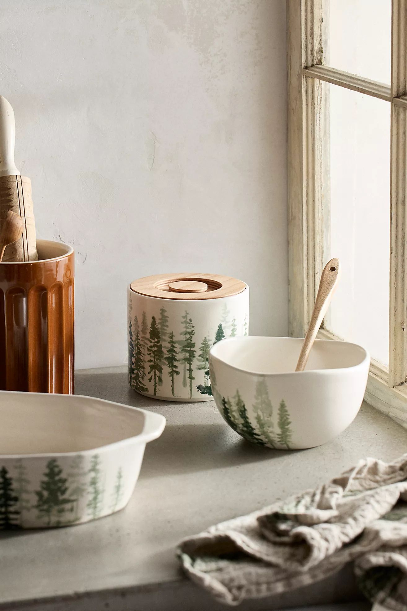Evergreen Forest Bowl | Anthropologie (US)