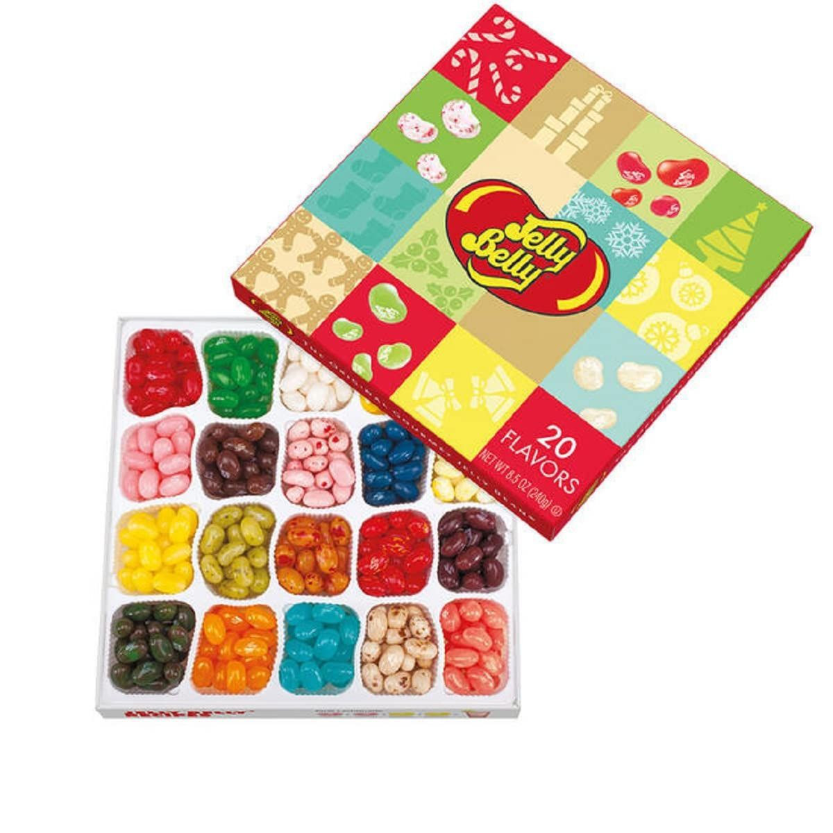 Jelly Belly 20 Flavor 8.5oz Christmas Gift Box - Assorted Gourmet Jelly Beans for Holiday Fun & S... | Target