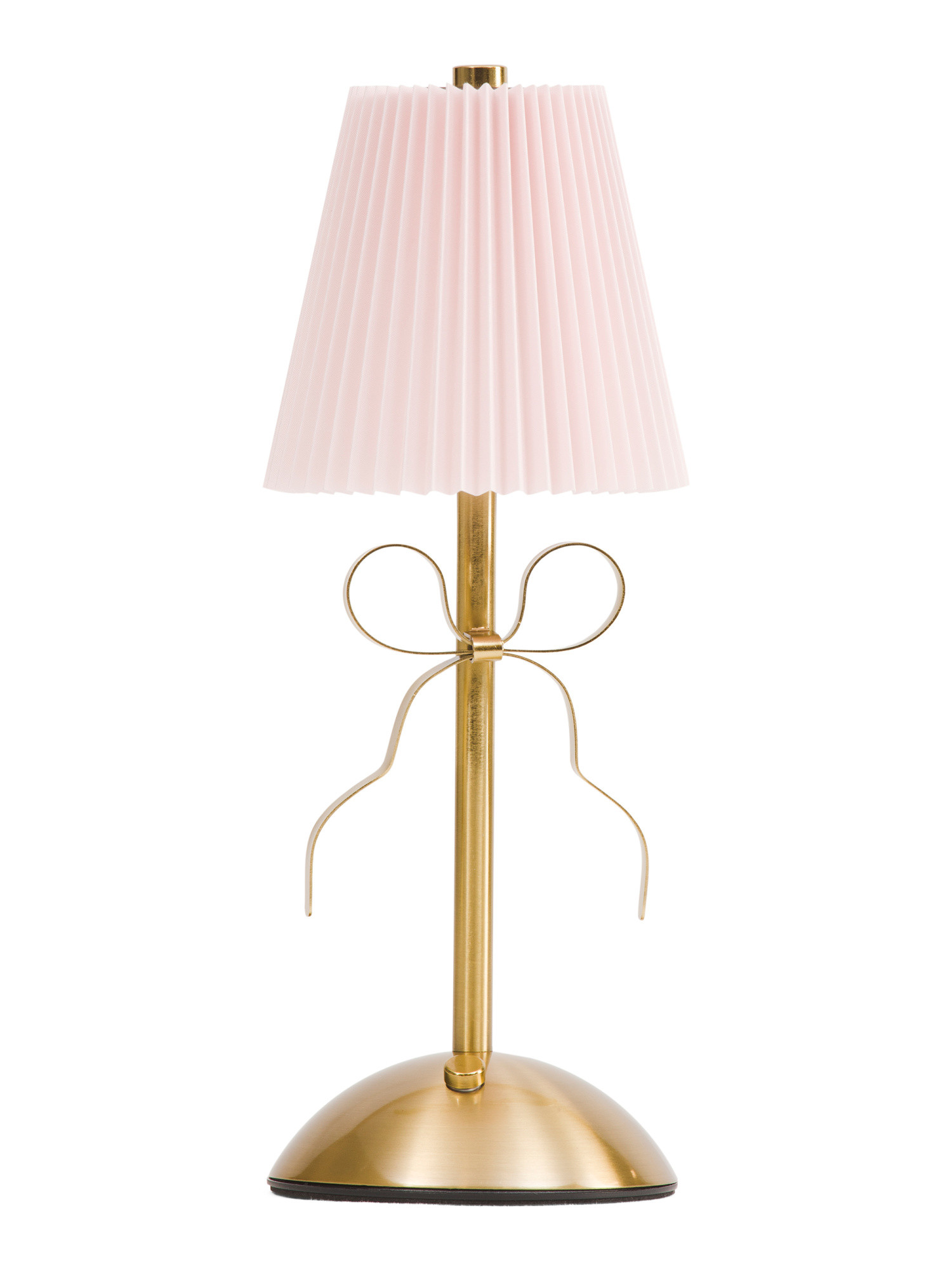 11.75in Metal Rechargeable Bow Touch Lamp | TJ Maxx