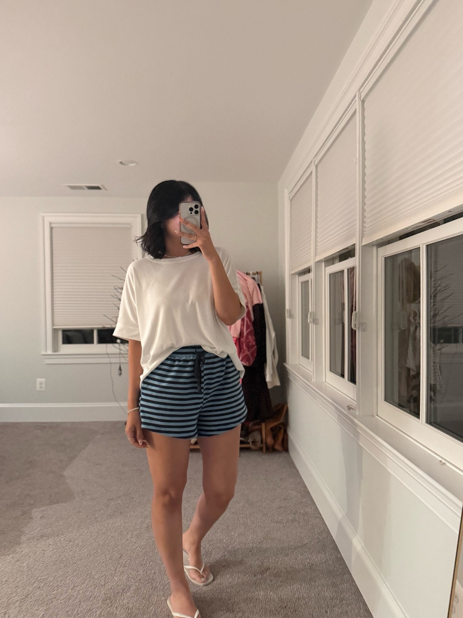 Loving these stripe Amazon shorts ✨🌟

#LTKootd