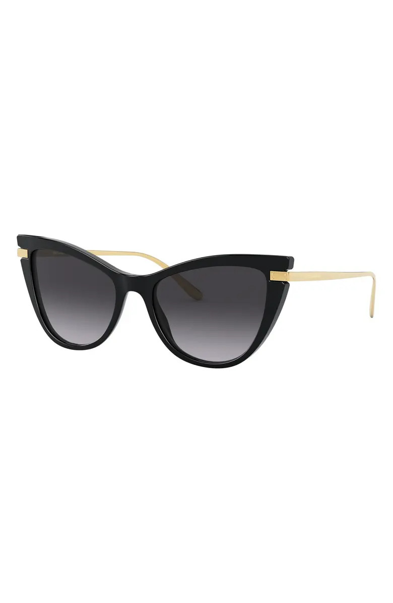Dolce&Gabbana 54mm Gradient Cat Eye Sunglasses | Nordstrom | Nordstrom