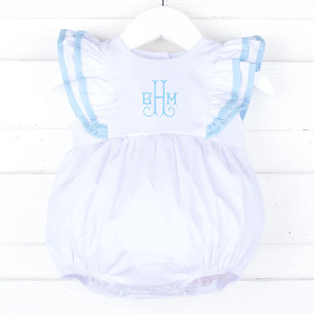 White & Light Blue Alice Bubble | Classic Whimsy
