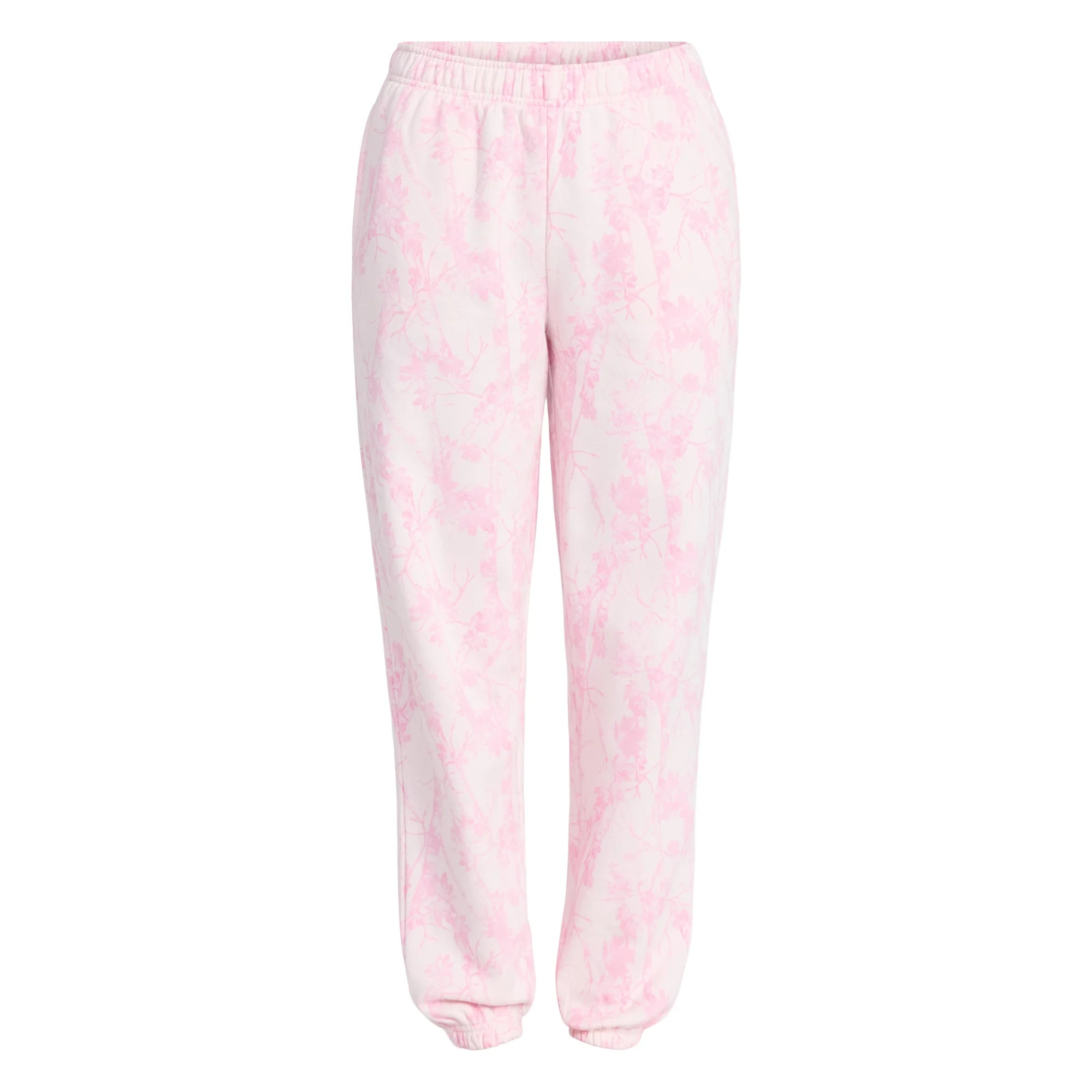 No Boundaries Printed Fleece Joggers, 29'' Inseam, Women's XXS-XXL | Walmart (US)