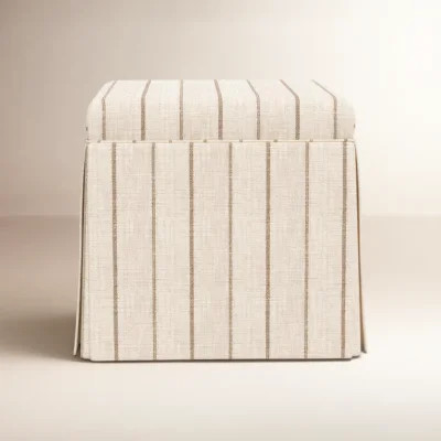 Jebb 20" Cotton Ottoman | Birch Lane