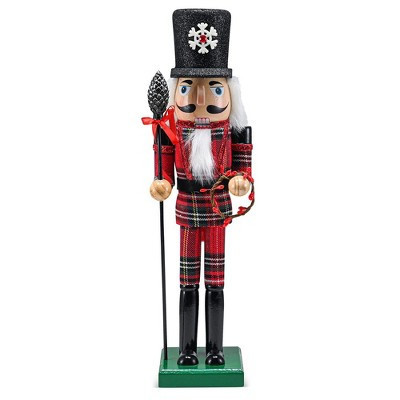 Ornativity Christmas Wooden  Plaid Nutcracker - 15 in | Target