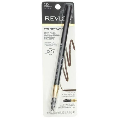 4 Pack - Revlon ColorStay Brow Pencil Dark Brown 1 ea | Walmart (US)