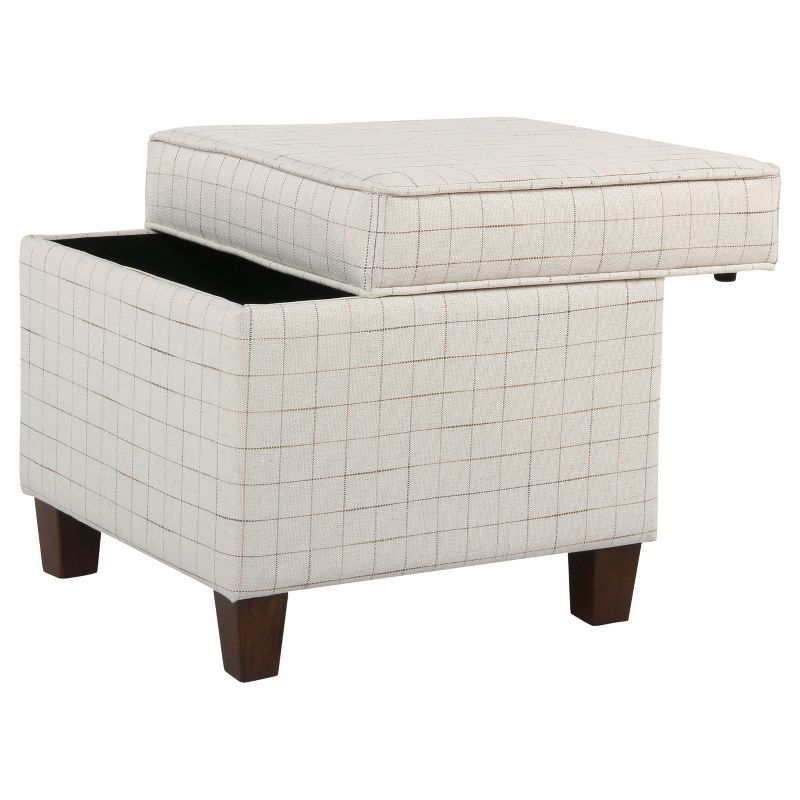Cole Classics Square Storage Ottoman with Lift Off Top - HomePop | Target