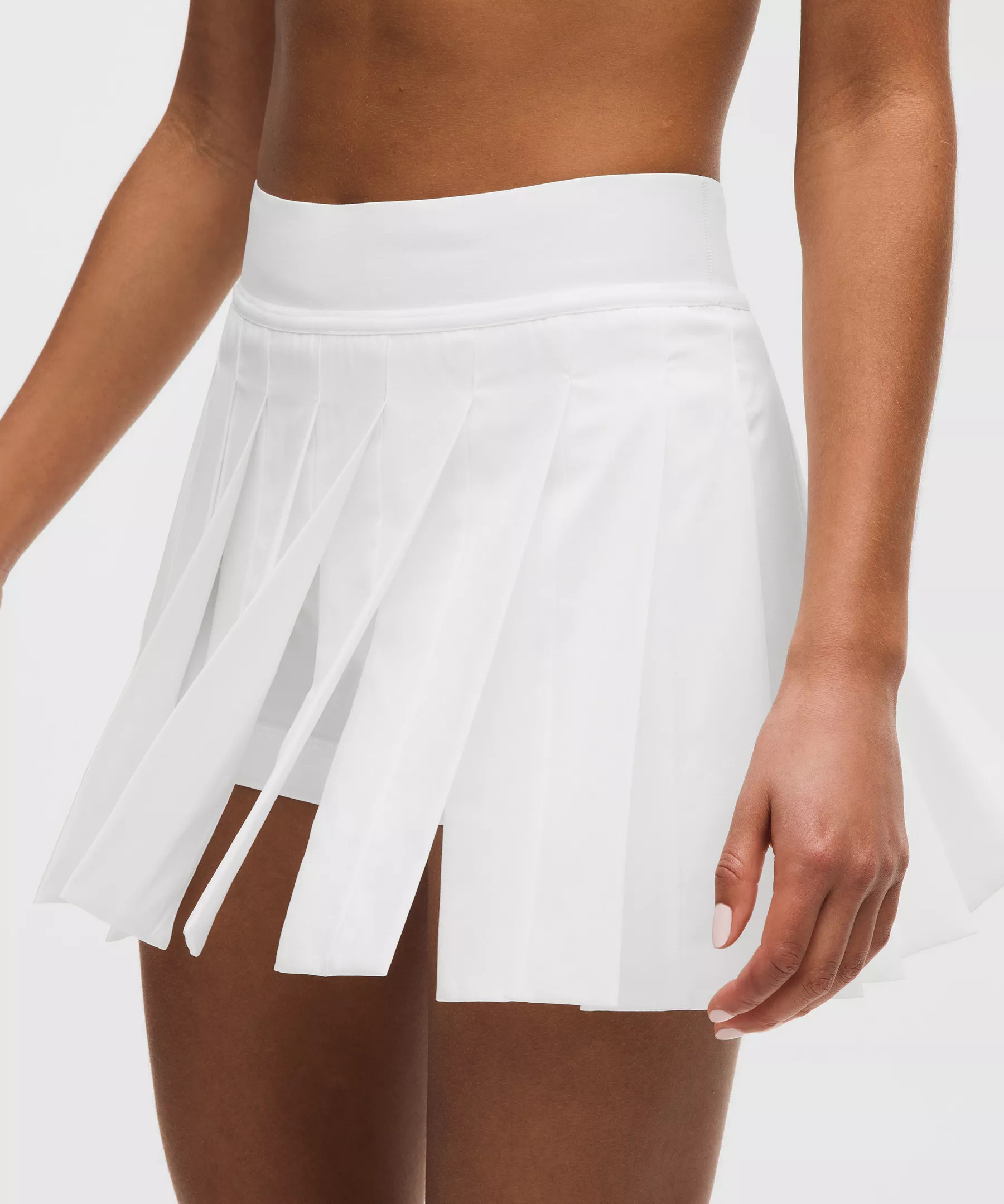 Peek-A-Boo Pleat Mid-Rise Tennis Skirt | Lululemon (US)