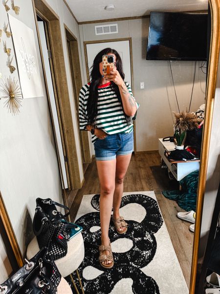 These tummy control shorts are everything you need! Can never go wrong with a pair of shorts that are stretchy and suck in the fupa

Use the code kimmy to save on Walli cases 

Shorts
Denim 
Free People style 
Look for less
Sandals
Denim shorts 

#LTKStyleTip #LTKMidsize #LTKFindsUnder50