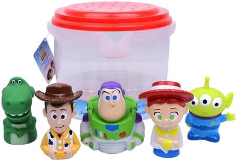 Disney Toy Story- 5 Piece Jumbo Squirter Bucket - Bath Toys for Baby and Toddlers - Includes Orga... | Amazon (US)