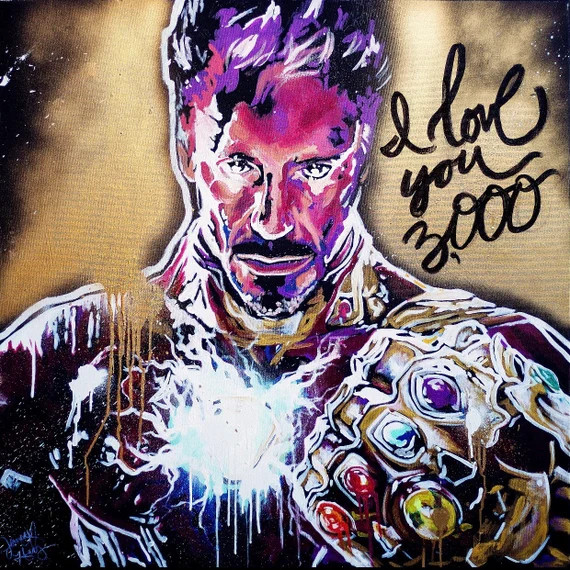 Ironman Painting: Avengers Endgame | Etsy (US)