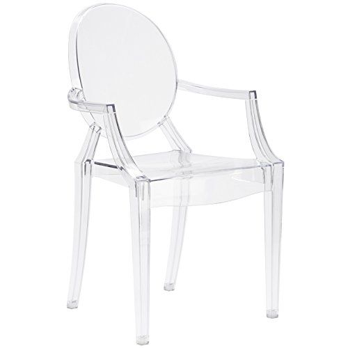 Poly and Bark Louis Ghost Style Arm Chair, Clear | Amazon (US)