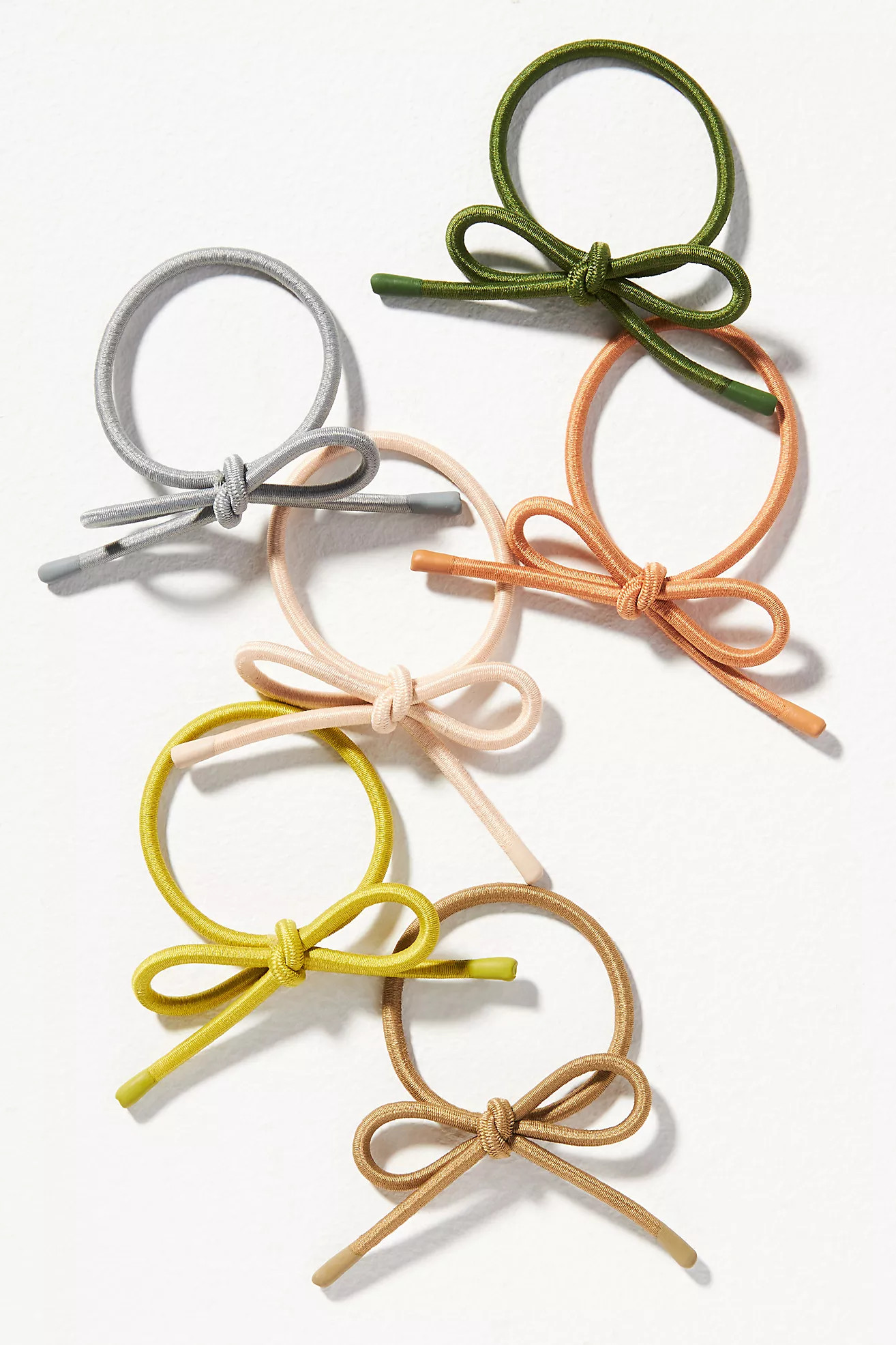 Bow Hair Ties, Set of 6 | Anthropologie (US)