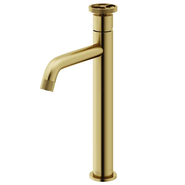 Cass 12" H Single Handle Vessel Sink Bathroom Faucet | Wayfair North America
