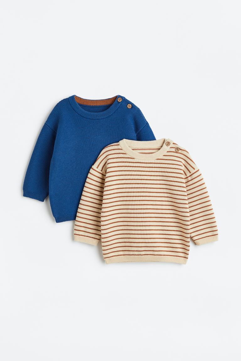2-pack cotton jumpers | H&M (US + CA)