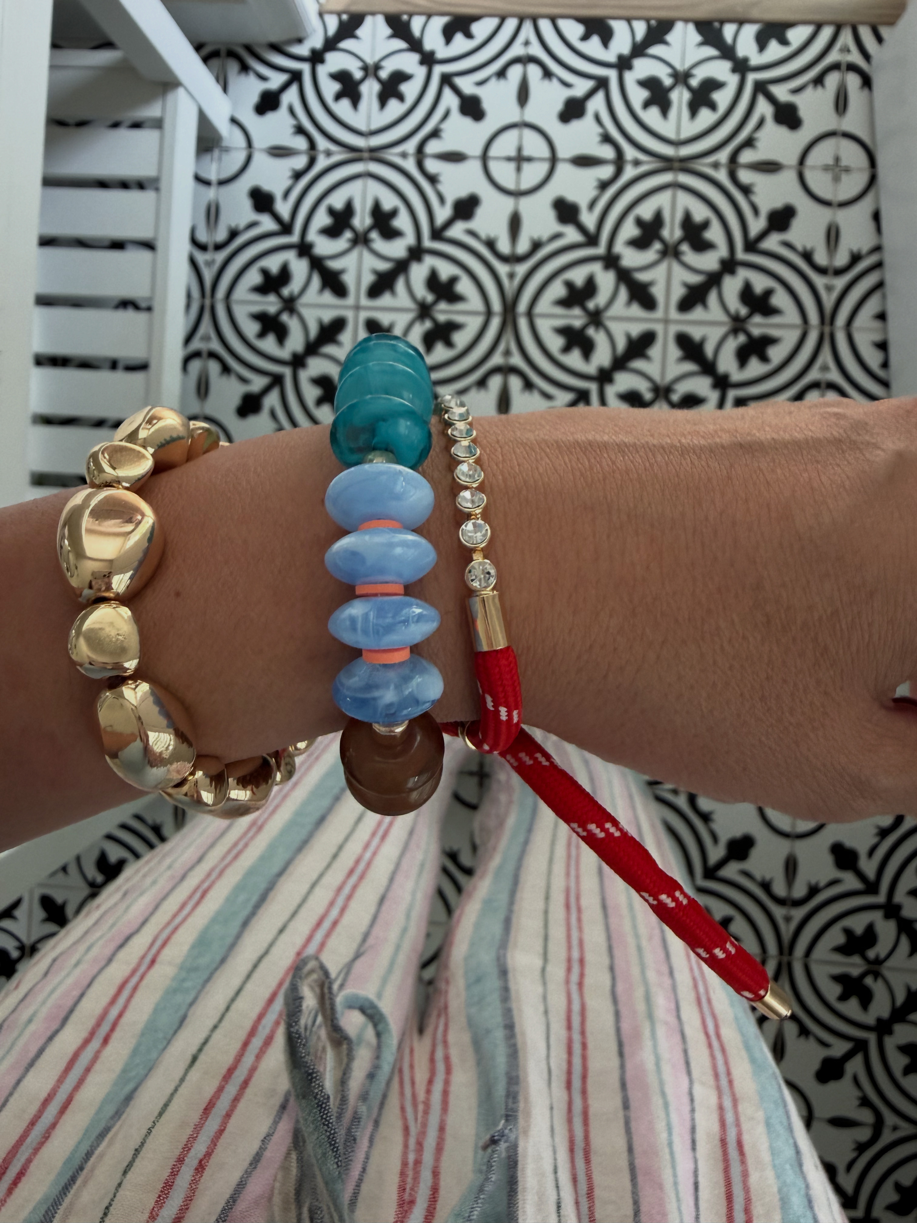 The Target bracelet stack that I've been wearing nonstop!🩵✨ 

 #LTKgrwm #LTKootd #LTKBeauty