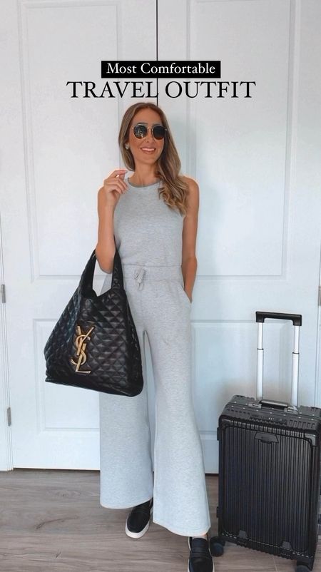 Use code: ALINEXSPANX for 10% off and free shipping! The best jumpsuit to travel and for a casual look! It’s stretchy and it’s comfortable. It has pockets!! These loafers make the perfect combo to travel!! 
They both run tts. I am wearing a size small. Regular version / I am 5’9” for your reference.



#LTKSeasonal #LTKU #LTKstyletip