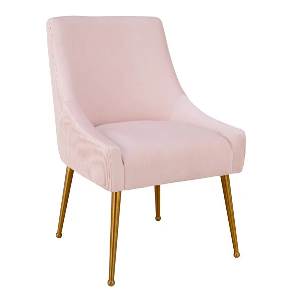 Dusek Pleated Upholstered Dining Chair | Wayfair North America
