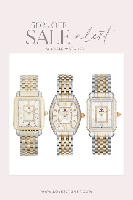 Michele watches are 50% off! Loverly Grey wears hers daily 👏 A great gift idea for her 

#LTKHoliday #LTKsalealert #LTKGiftGuide