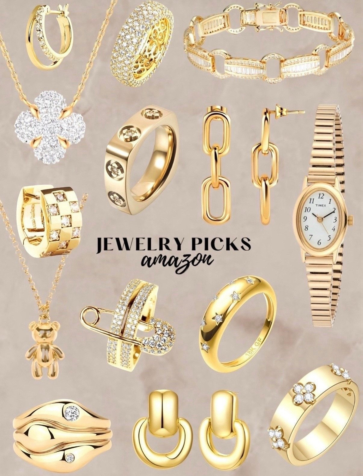 gold jewelry 
gold earrings. gold rings