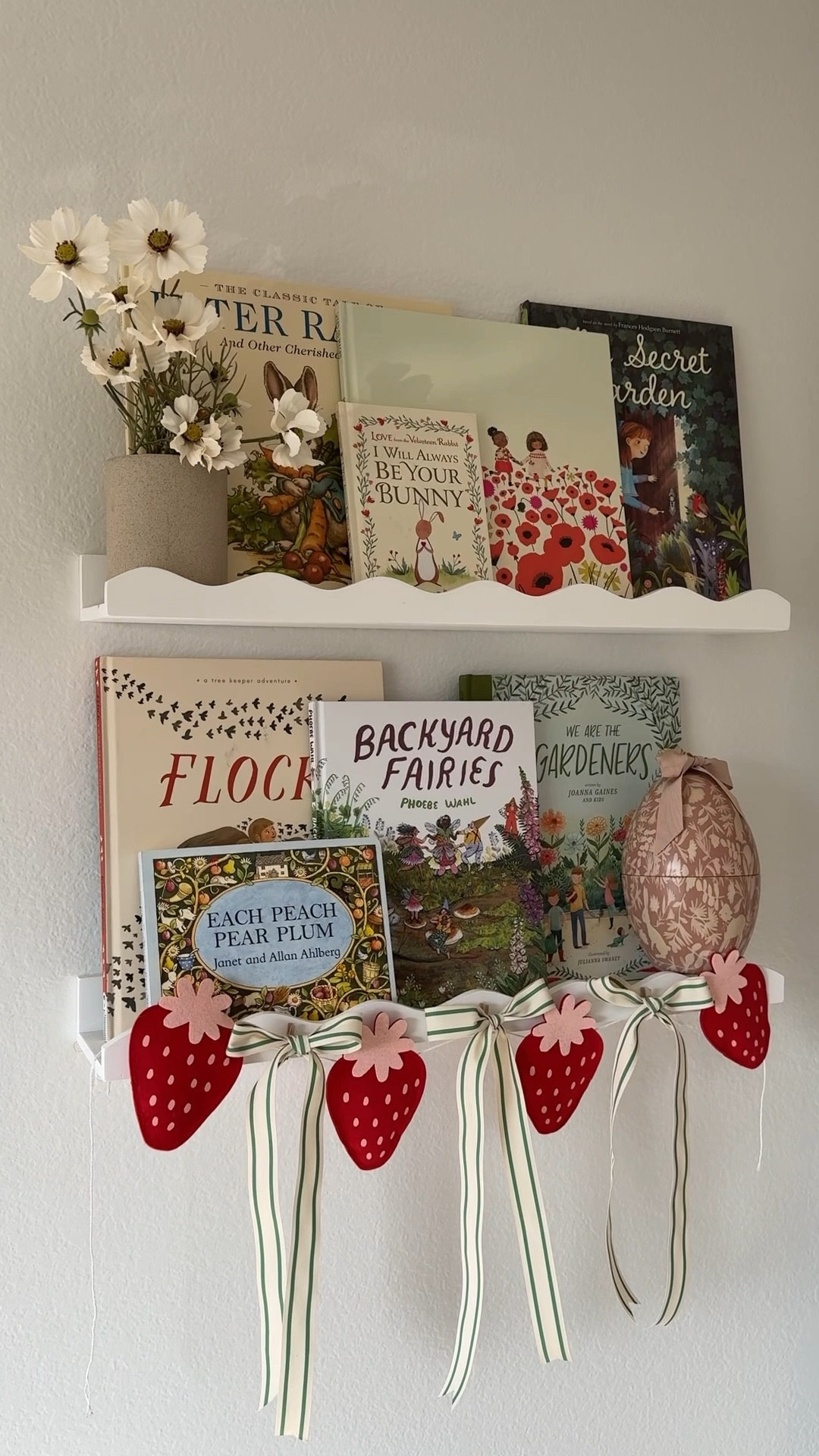 Bookshelves, bookshelf, Easter books, Easter basket, spring decor, kids room, big girl room

#LTKKids #LTKHome #LTKFindsUnder50