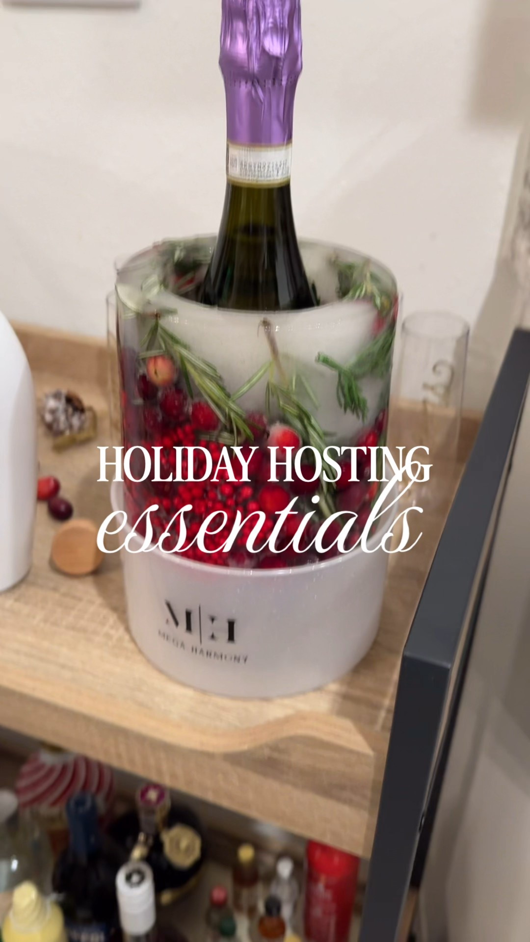 Holiday Hosting Must-Haves 🎄✨
As you start prepping for holiday gatherings, here are a few of my go-to entertaining favorites that make everything feel extra special:

DIY Ice Mold Wine Bottle Chiller – Such a fun and beautiful way to chill your wine
Marble + Gold Pedestal Stands – Perfect for desserts or decor
Wood & Wine Table with 4 Glass Holders – A must for serving + sipping
Acacia & Stoneware Lazy Susan Set (5pc) – So pretty for dips and spreads
Acacia Charcuterie Board – A staple for every party spread

Save this for your holiday hosting prep!

#LTKHome #LTKSeasonal