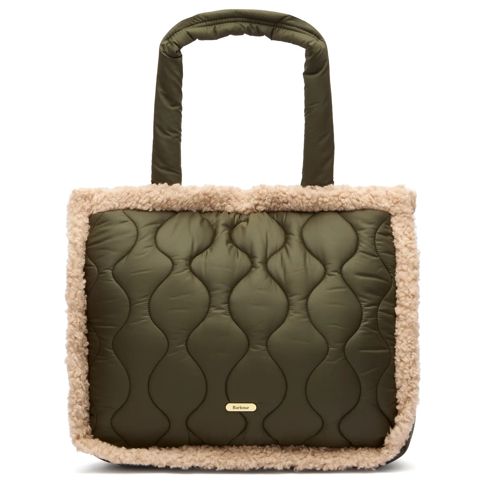 Barbour Women's Marnie Quilt Tote Bag in Olive | END. Clothing