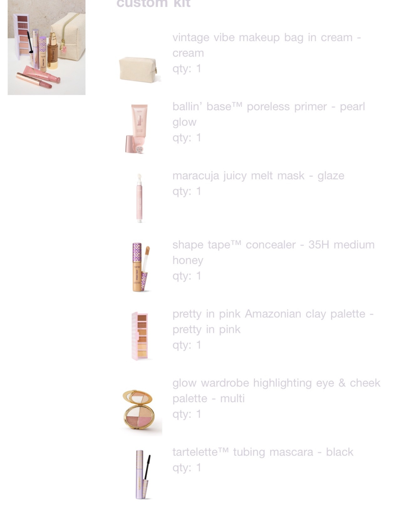 Tarte is  doing 7 for $77…. Such a good deal!! I love taste because of their support for teachers!!!! Here are all my picks! 

@Tarte 
Makeup 
Teachers

#LTKgrwm #LTKselfcare #LTKSaleAlert
