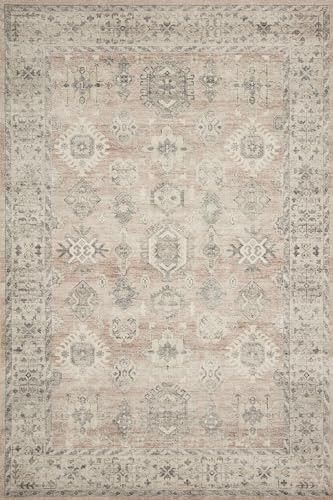 Loloi II Hathaway Collection HTH-03 Java / Multi 7'-6" x 9'-6", .25" Thick, Area Rug, Soft, Durab... | Amazon (US)