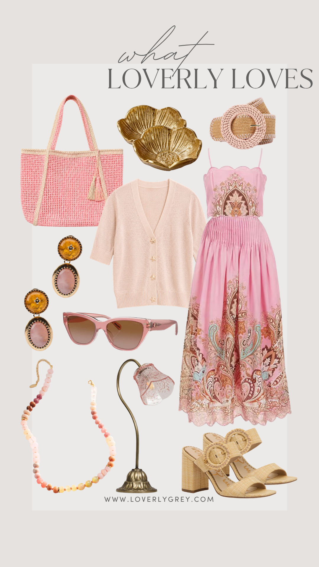 Pink resortwear, woven textures, and chic summer accessories I am loving lately! Effortless pieces for vacation dinners, beach strolls, and everything in between.

loverly grey, pink resortwear, coastal chic, summer fashion, rose flower lamp, tj maxx, vacation outfits, woven bag, raffia heels, pink maxi dress, feminine style, resort style, beach vacation, summer accessories, palm beach style 

 #LTKootd #LTKSeasonal #LTKTravel