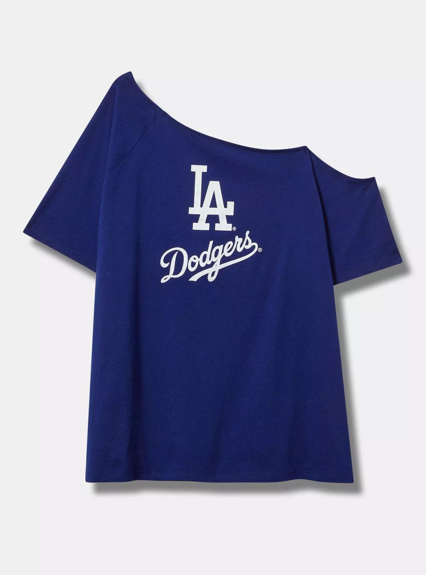 MLB Los Angeles Dodgers Cotton Off-Shoulder Tee | Torrid (US & Canada)